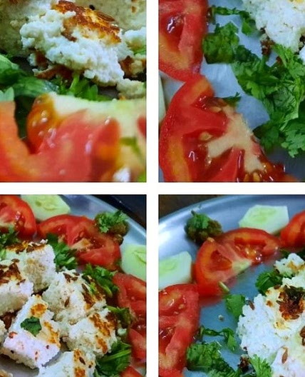 फलाहारी पनीर सलाद (falahari paneer salad recipe in Hindi)
