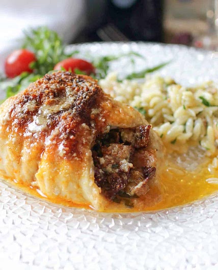 Baked Stuffed Fish For One