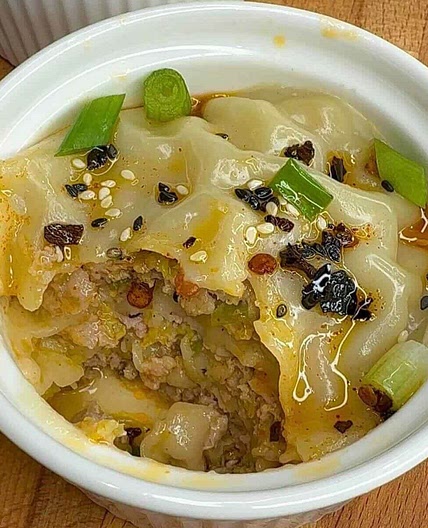 Viral Pork Dumpling Lasagna