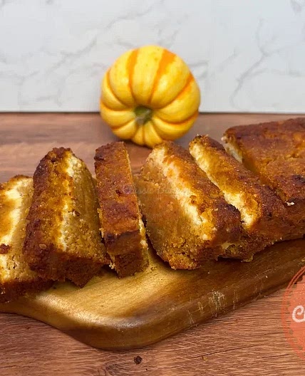 Pumpkin Bread with Cream Cheese