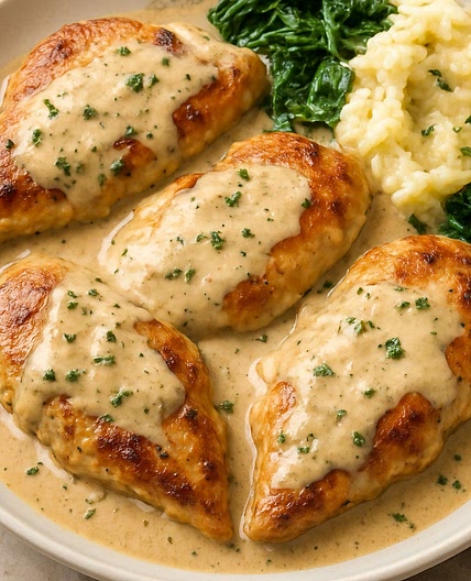 Creamy Smothered Chicken