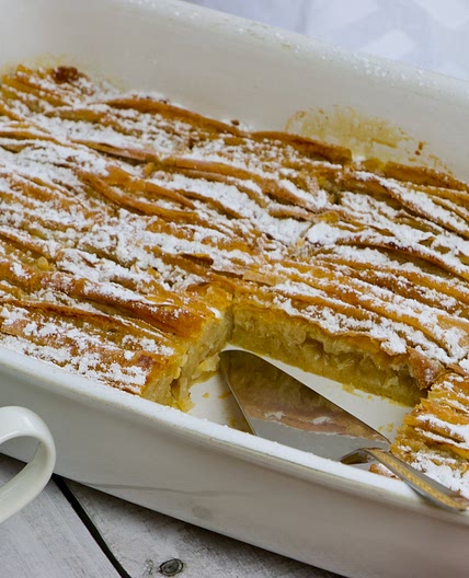 Crinkle Cream Pie with Filo