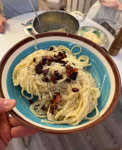 Cauliflower Alfredo pasta (Joshua)