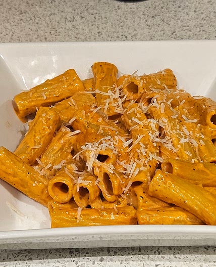 Pasta in Creamy Tomato Sauce