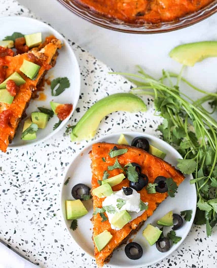 Crustless Taco Pie (Keto Taco Pie + Low Carb, Gluten Free)