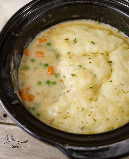 Slow Cooker Vegetarian Pot Pie