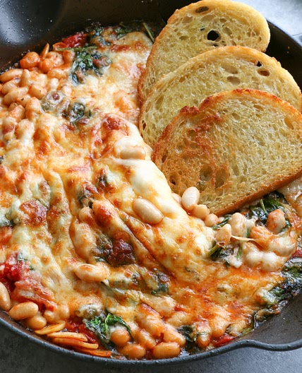 Cheesy White Bean Tomato Bake recipe
