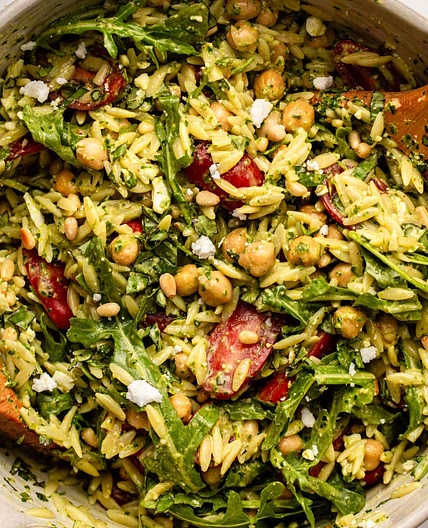 Pesto Orzo Salad