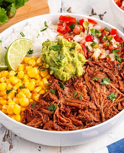 Slow Cooker Birria Bowls