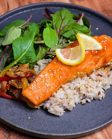 Ponzu Salmon (Pan Fried)