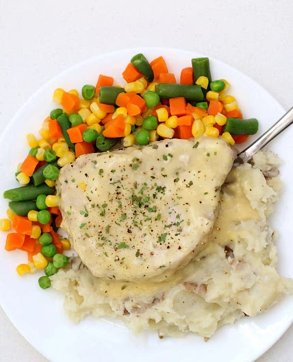 Instant Pot Ranch Pork Chops and Mashed Potatoes