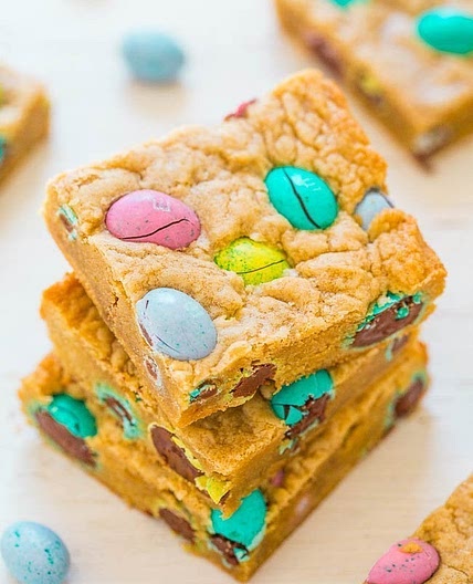 Easter Egg Blondies