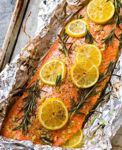 Baked Salmon in Foil