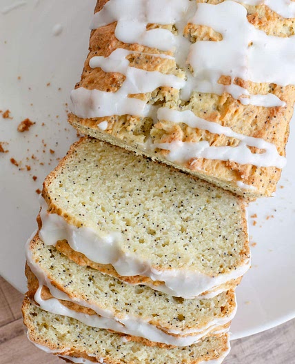 Fluffy Gluten-Free Lemon Poppy Seed Cake With Lemonade Icing