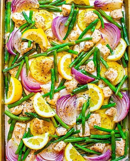 15-Minute Sheet Pan Lemon Pepper Chicken