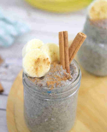 High-Protein Banana Chia Pudding