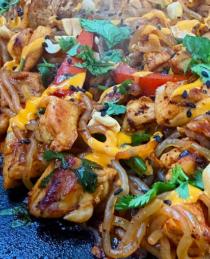 Blackstone Low Carb Korean Chicken Noodles