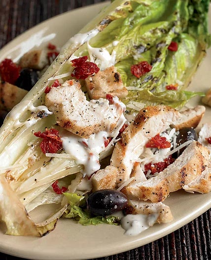 Healthier Grilled Caesar Salad