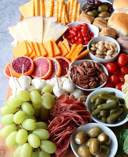Super Bowl Charcuterie Board