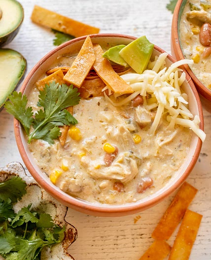 Green Chicken Enchilada Soup
