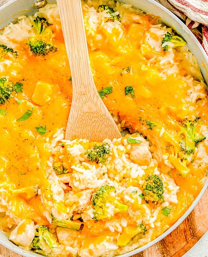 30-Minute Chicken Broccoli and Rice Casserole