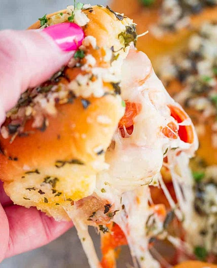 Pepperoni Pizza Sliders