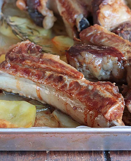 COSTINE DI MAIALE AL FORNO