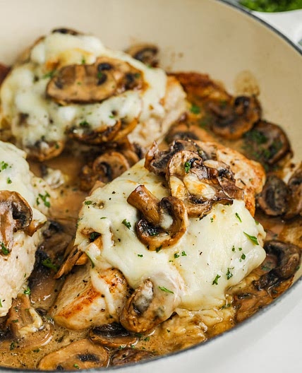 Skillet Chicken and Mushrooms