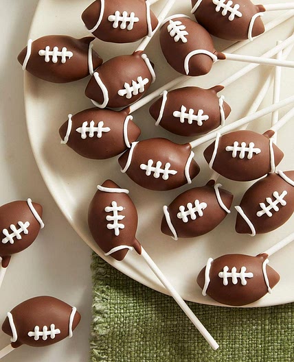 Football Cake Pops