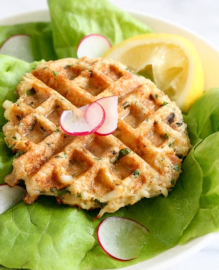 Waffled Crab Cakes