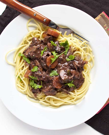 Beef Bourguignon Pasta