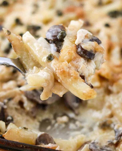 Vegetarian Jansson's Temptation (Creamy Swedish Potato Casserole)