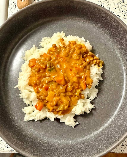 Lentil curry- low FODMAP- high iron