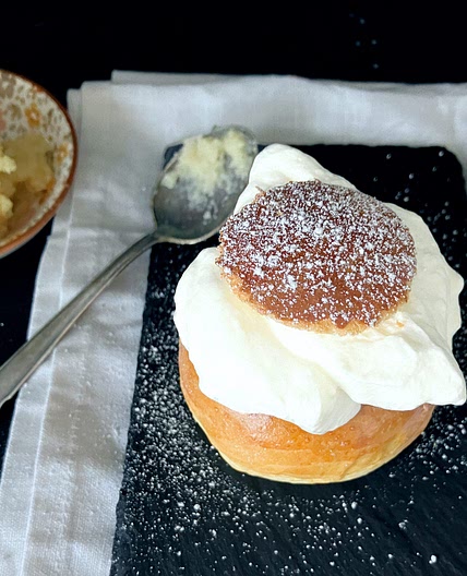 Traditional Swedish Semlor
