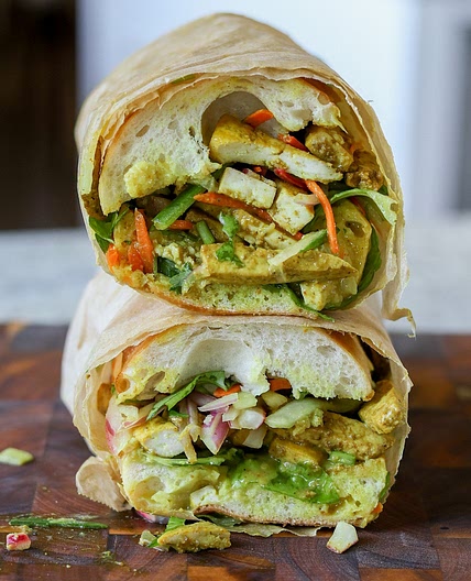 Curried Tofu Banh Mi Recipe