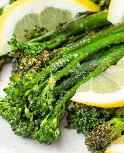 Easy Air Fried Broccolini