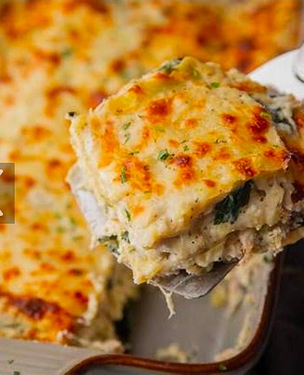 Mediterranean Chicken & White Bean Casserole