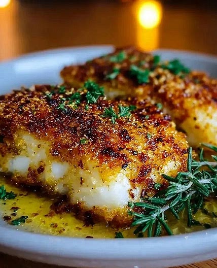 Parmesan Crusted Cod