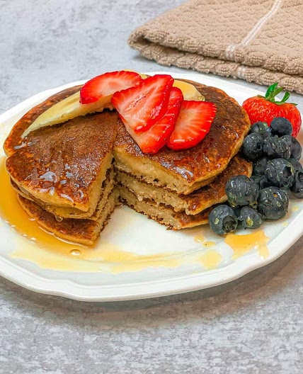 Vegan Banana Blender Pancakes