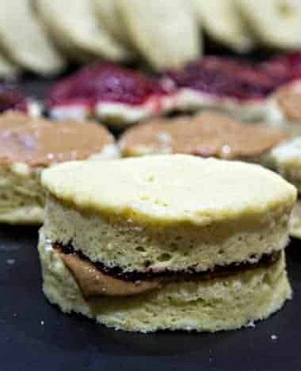 Keto Peanut Butter and Jelly Sandwiches
