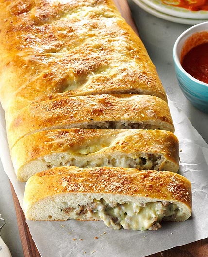 Cheesy Sausage Stromboli
