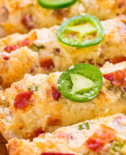 Easy Jalapeno Bacon Cheese Bread