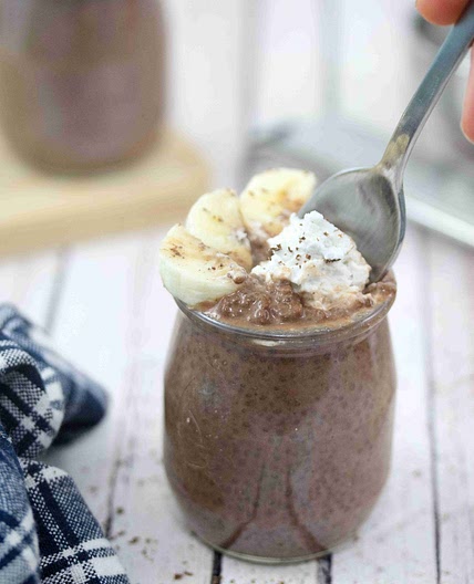 Dairy-Free Chocolate Banana Chia Pudding
