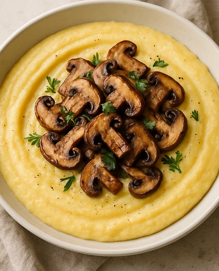 Lighter Truffled Polenta