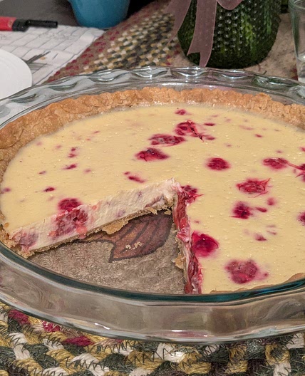 Mom's Raspberry Cheesecake