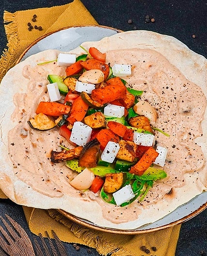 Wrap mit Gemüse