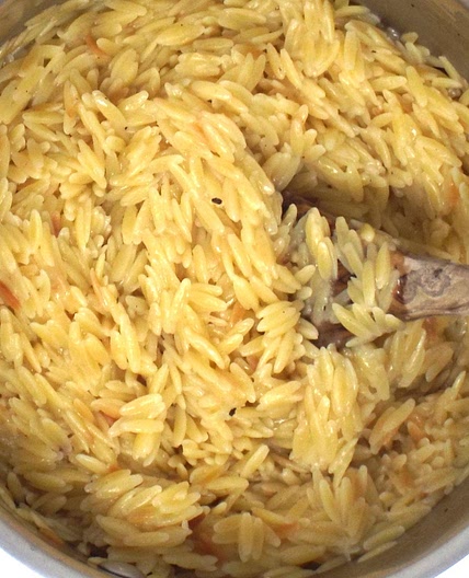 Fresh Garlic and Lemon Orzo