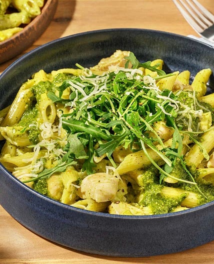 Presto Pesto chicken and Leek Penne
