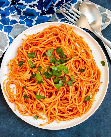 15 Minute Tomato Paste Pasta Sauce
