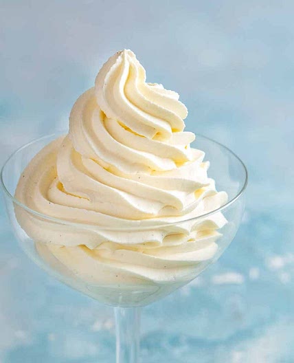 Whipped cream - with stabilised option